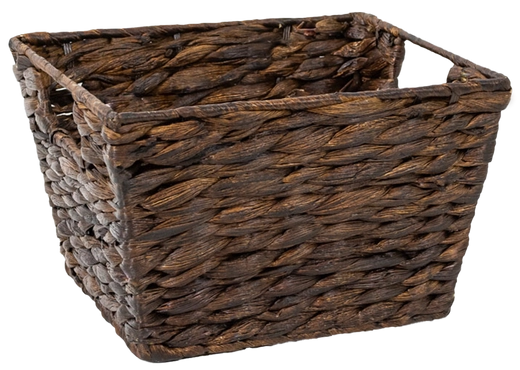 Hyacinth basket Koszoplotka brown 25x22x16h