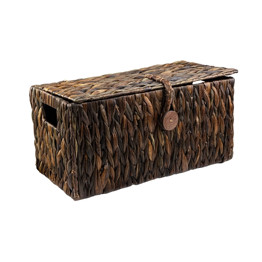 Braune Wasserhyazinthen-Truhe NATARIA 418L BRAUN 60x35x35cm Koszoplotka