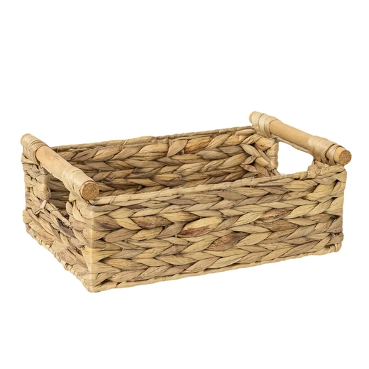 Hyacintový košík s rúčkami Koszoplotka natural 37x24x12h