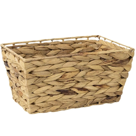Prírodný hyacintový košík Koszoplotka 30x20x15h dno: 25x15