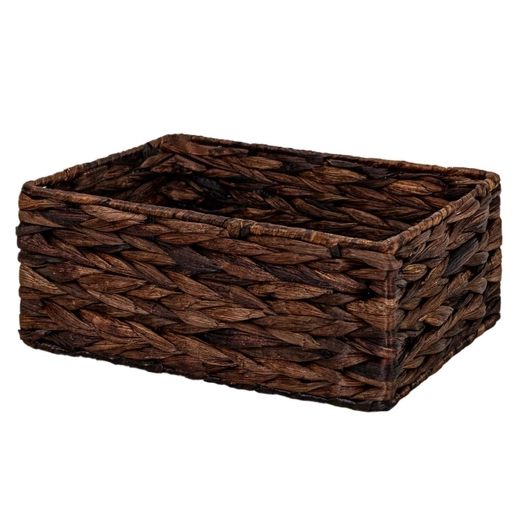 Hyacinth basket Koszoplotka brown 27x17x11h