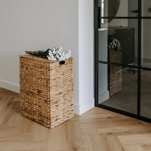 Koszoplotka hyacinth laundry basket, natural 52x38x66h